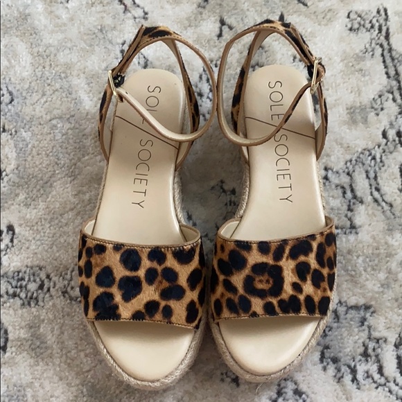 sole society leopard espadrilles